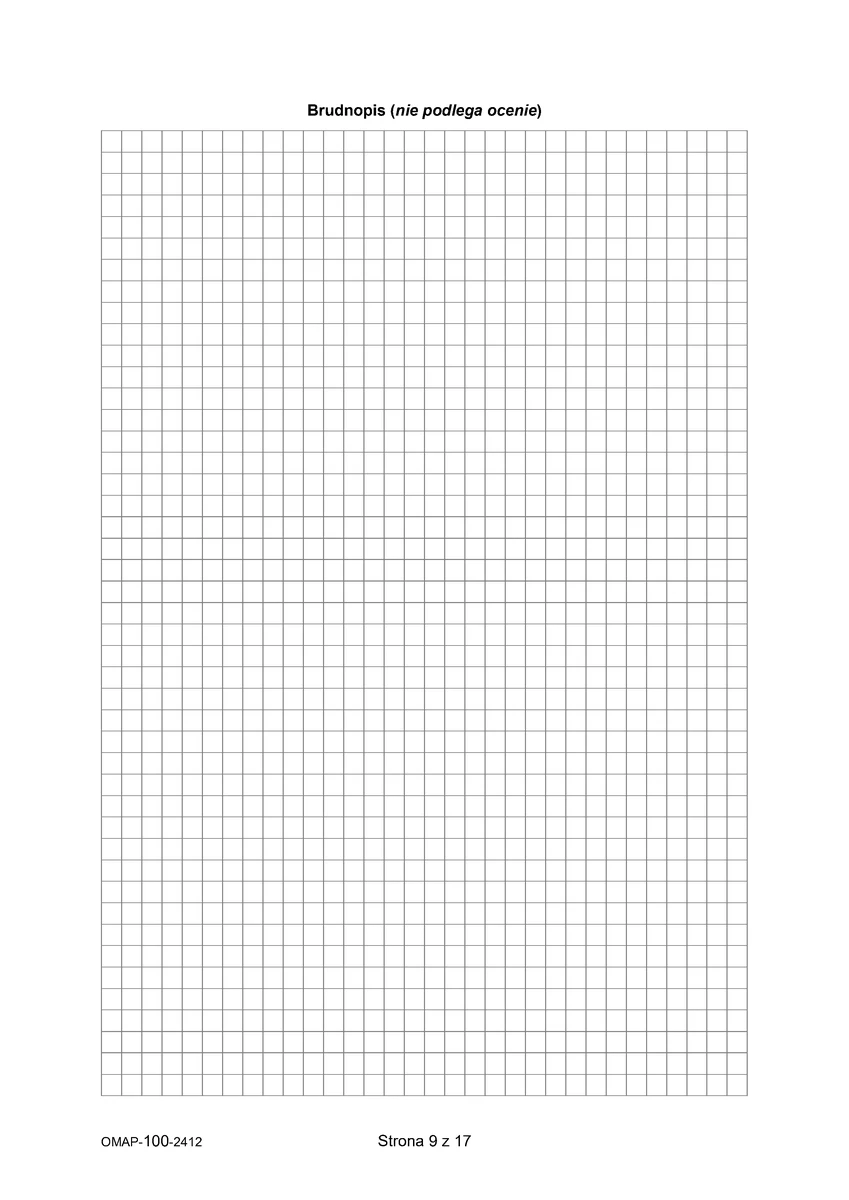 arkusz - matematyka - egzamin ósmoklasisty 2025 - próbny - 0009